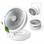 🌬️Ventilador Portatil Recargable Inalambrico 4 Velocidades Led🔋🌀
