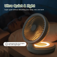 Thumbnail for 🌬️Ventilador Portatil Recargable Inalambrico 4 Velocidades Led🔋🌀