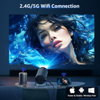 Mini Proyector 4k Wifi Bluetooth Video Beam Hy300 Automatico