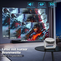 Thumbnail for Proyector Video Beam Portátil Auto Enfoque 4k Full Hd Wifi