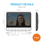 Timbre Inteligente Video Portero Visión Nocturna Pantalla 7