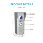 Timbre Inteligente Video Portero Visión Nocturna Pantalla 7