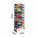 Zapatero Organizador Estante 10 Niveles 30 Pares Minimalista