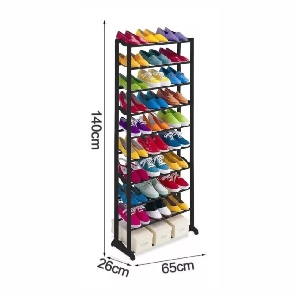 👟🧼Zapatero Organizador De 10 Niveles 30 Pares🧠✨