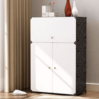 Thumbnail for Zapatero Organizador Gabinete Moderno 18 Pares Con Puertas