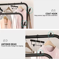 Thumbnail for Perchero Zapatero Doble Alta Resistencia  60Kg Con Ruedas