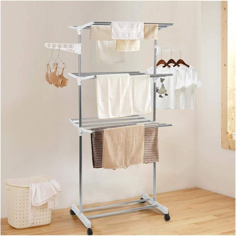 🧺✅Perchero Organizador De Ropa 2 Niveles Hanger🛡️🧺