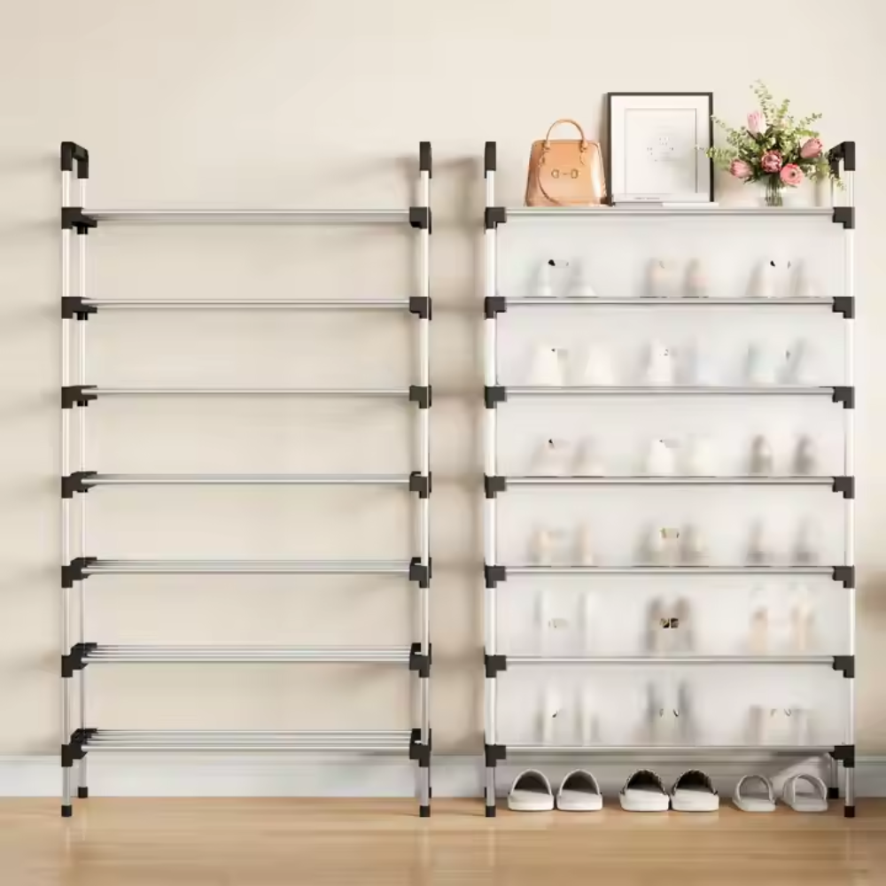 Organizador Zapatos 7 Niveles Antipolvo Fácil de Armar Hogar