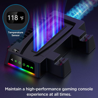 Thumbnail for Base Refrigerante Ps5 Indicador Led De Carga Y Temperatura