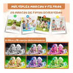 Camara Digital Niños Tipo Lego Figuras Armable 48px 1080p