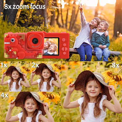 Camara Digital Niños Tipo Lego Figuras Armable 48px 1080p