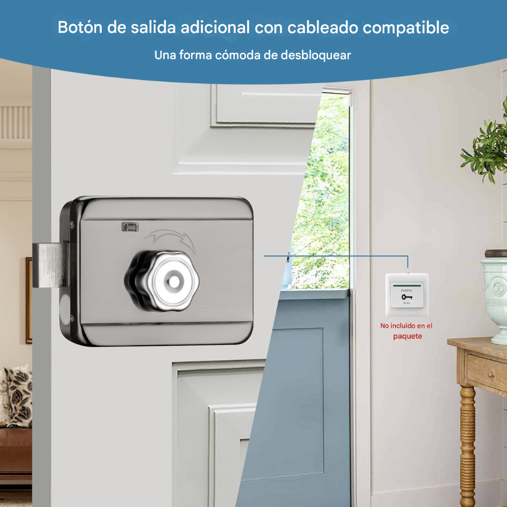 Cerradura Inteligente Wifi Tuya Smart Huella Exteriores Ip65