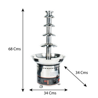 Thumbnail for Fuente De Chocolate Industrial 5 Niveles En Acero 304 150w