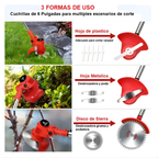 Guadaña Podadora Cortadora Césped Eléctrica 56v Bateria