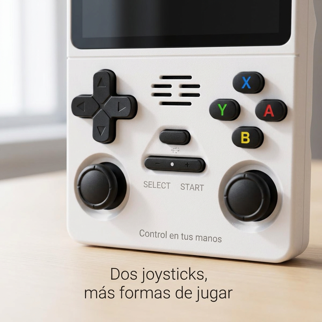 Detalle ilustrativo de cruceta botones y dos joysticks de M18 PRO