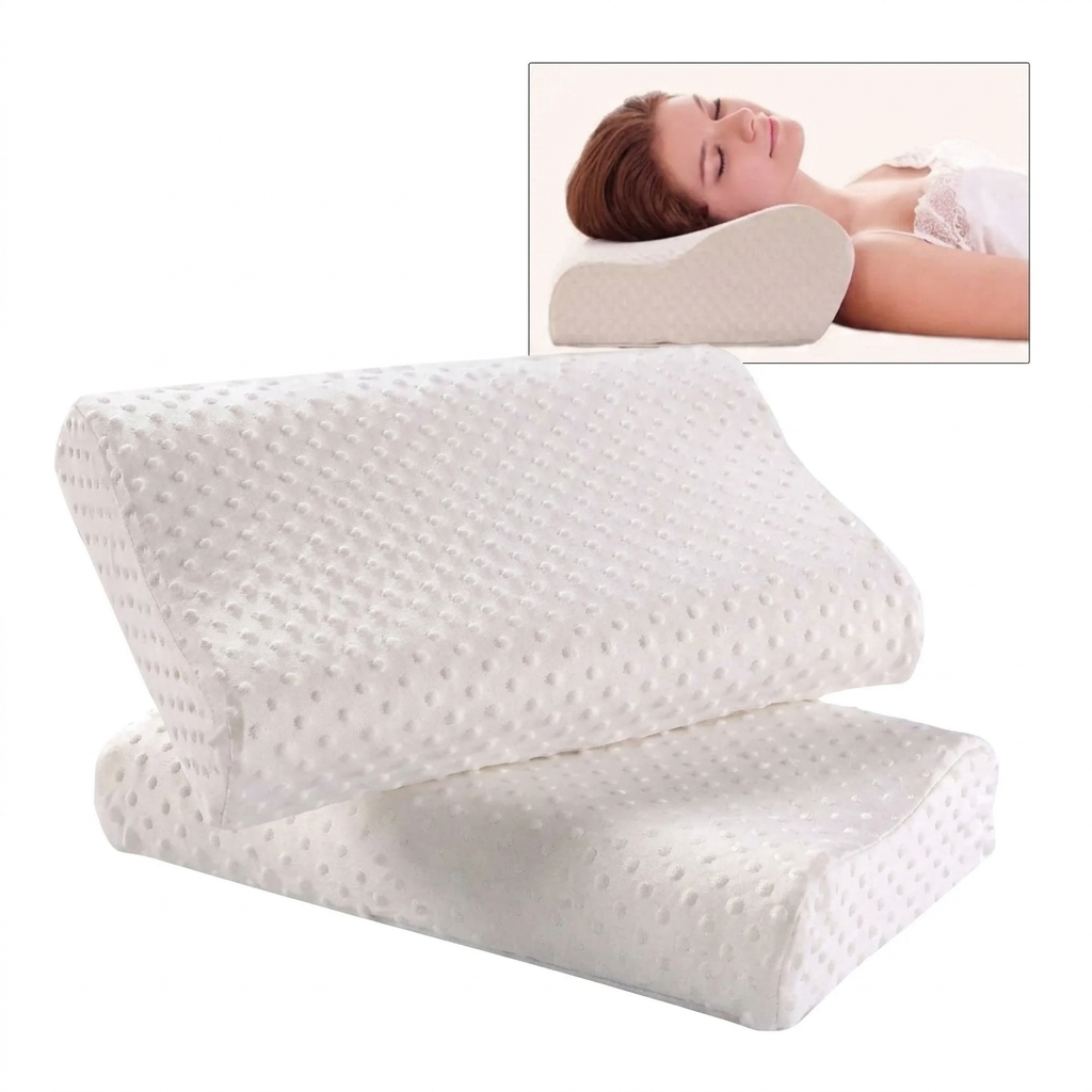 Almohada Aloe Vera Con Funda De Puntos Memory Foam
