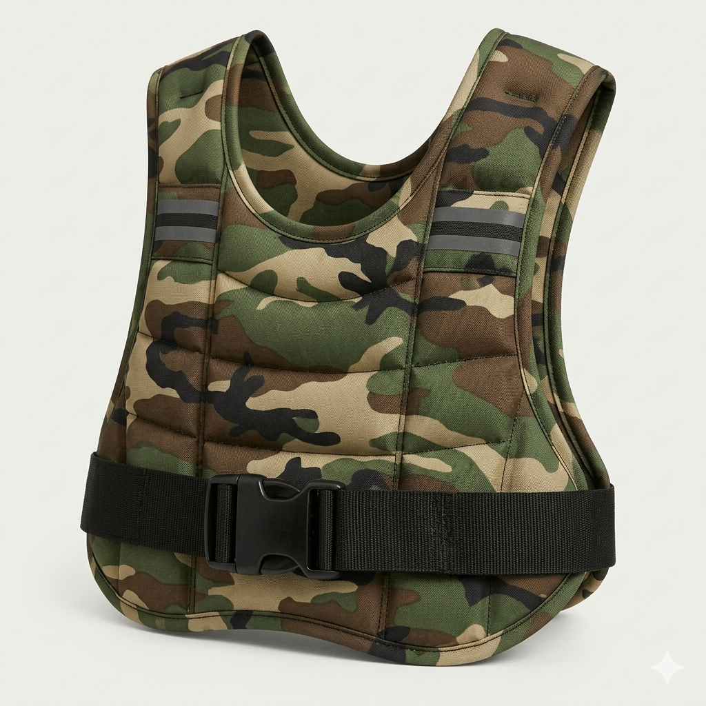 Chaleco entrenamiento 5KG para Entrenamiento Fitness Ajustable para crossfit