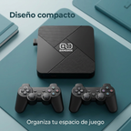 Detalle ilustrativo de consola Gamebox G5 y sus dos mandos