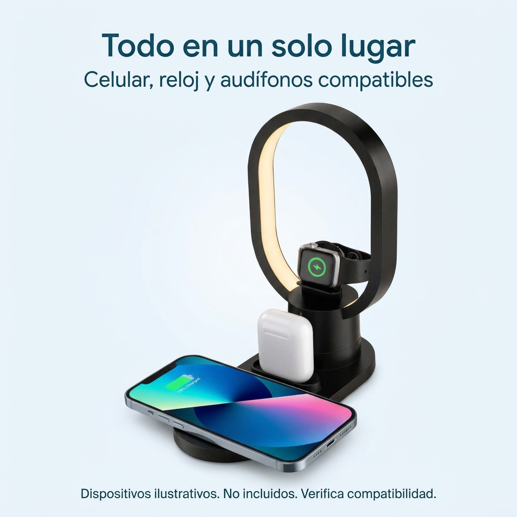 AY41 reúne celular, reloj y audífonos compatibles en un solo lugar.