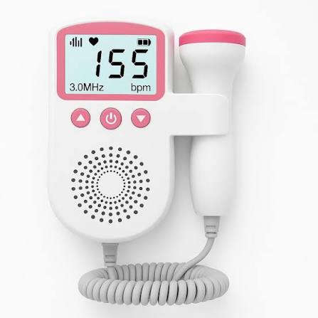 Monitor Fetal Doppler Portátil Ultrasonido Frecuencia Cardíaca Bebé