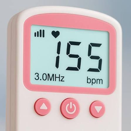 Monitor Frecuencia Doppler Fetal Cardíaco Bebés Ultrasonido