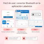 Mini Impresora Etiqueta Termica Portátil Bluetooth Celular