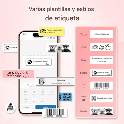 Mini Impresora Etiqueta Termica Portátil Bluetooth Celular