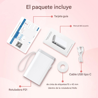 Thumbnail for Mini Impresora Etiqueta Termica Portátil Bluetooth Celular