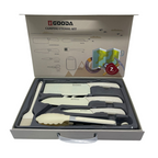 Juego De Cuchillos De Cocina X7 Piezas Tabla Para Picar