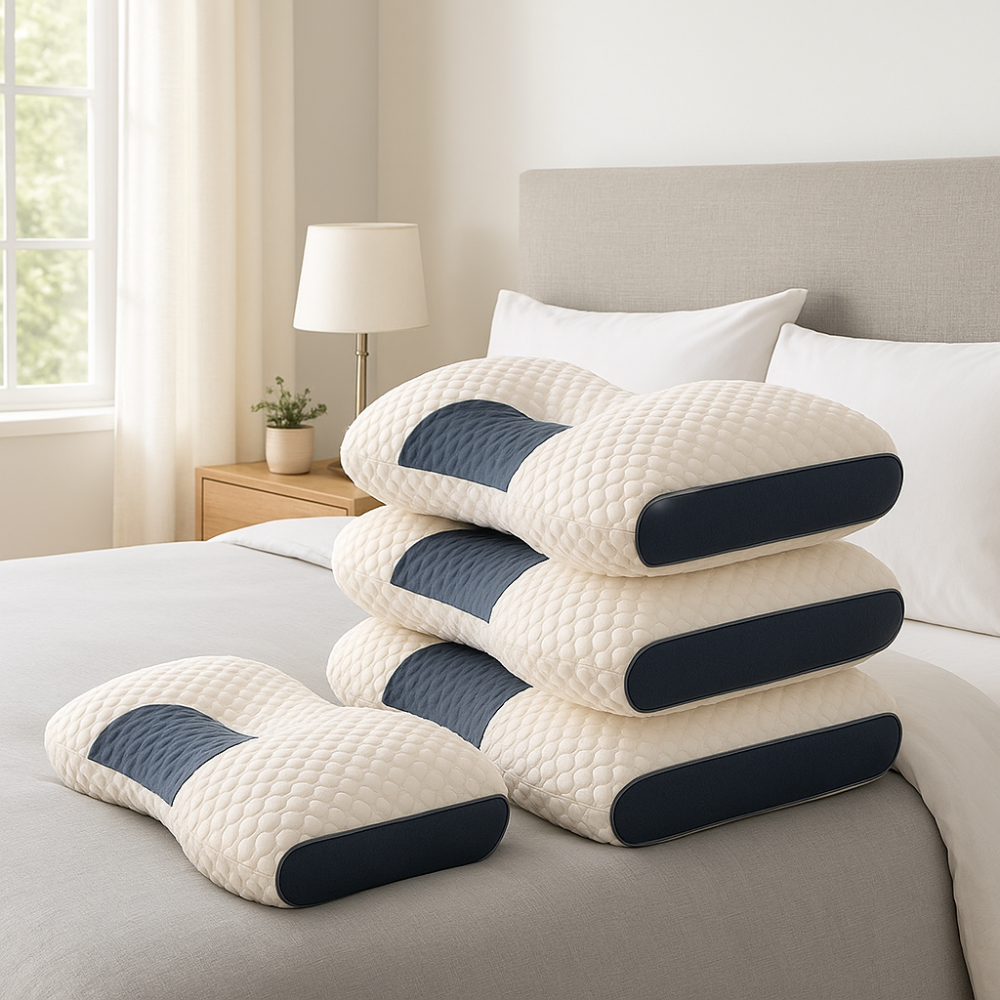 Almohada Ortopédica Cojin Cervical Descanso Pack 4 + Regalo