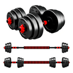 Kit Pesas Mancuernas 30kg Pvc Termoforradas Antideslizantes