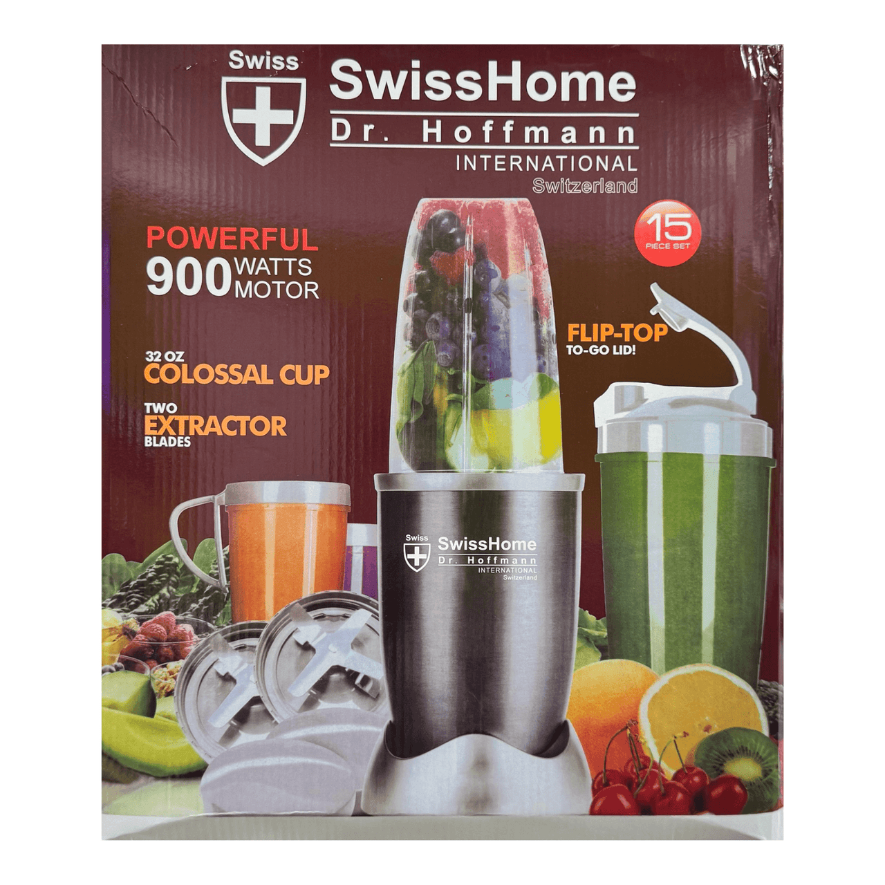 Extractor De Jugos Nutribullet Personal Swisshome 900 Watts