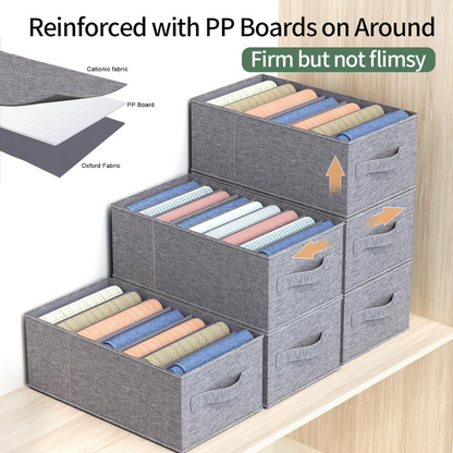 Organizador Para Ropa 8 Divisiones Rigido Cremallera Unidad