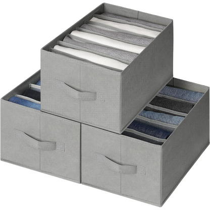 Organizador Para Ropa 8 Divisiones Rigido Cremallera Unidad