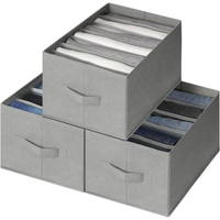 Thumbnail for Organizador Para Ropa 8 Divisiones Rigido Cremallera Unidad