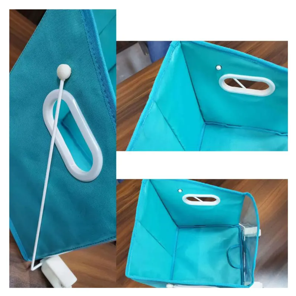 Organizador De Ropa Cesta Plegable Para Armario Y Closet
