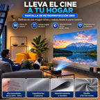 Pantalla gris para llevar el cine a tu hogar