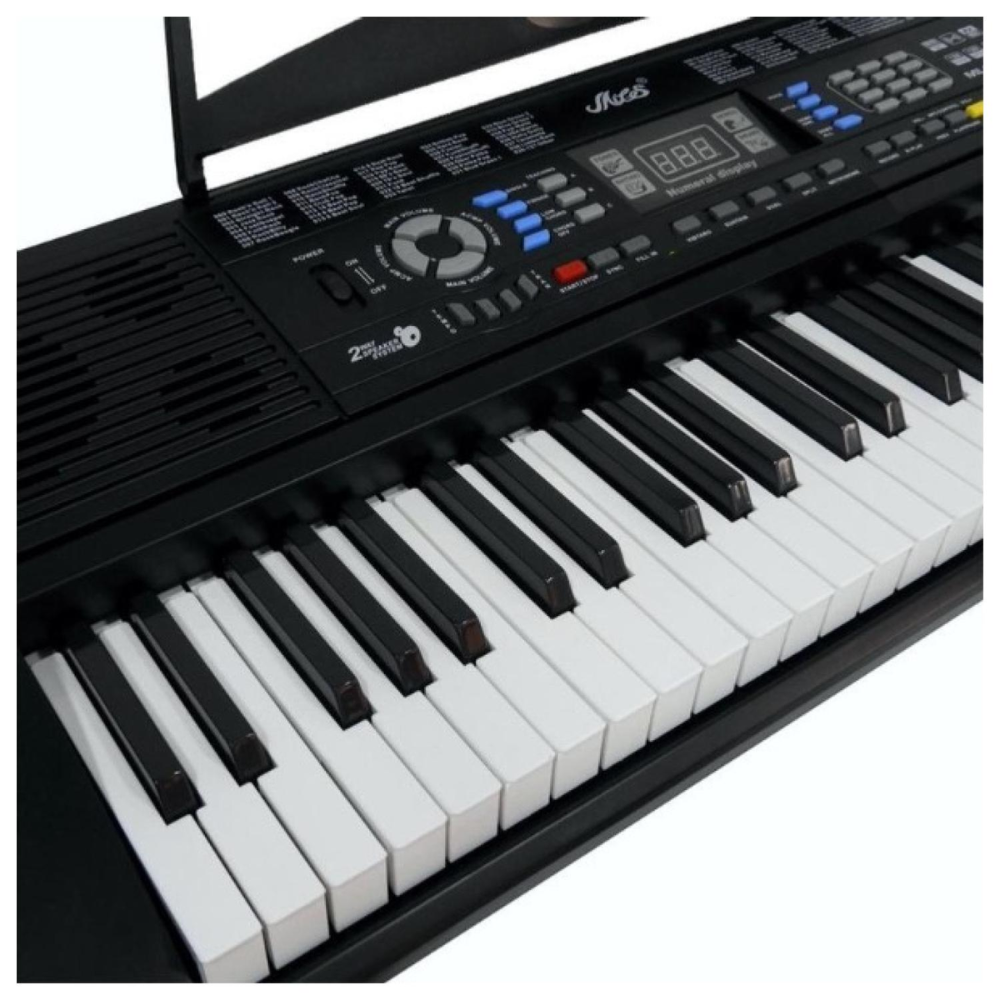 Teclado Organeta Piano Mls6639 128 Tonos 51 Teclas Grabación
