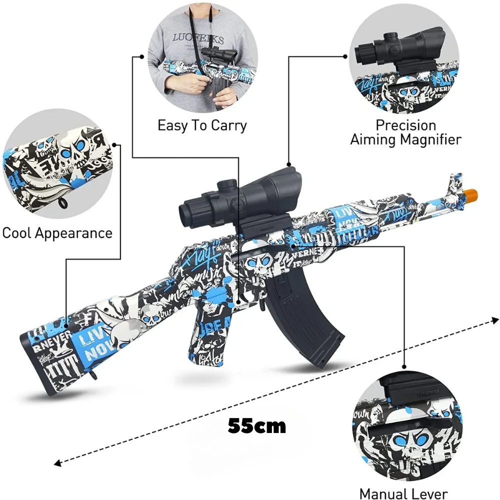Pistola De Orbeez Shoting Elite 2 Modos De Tiro Con Mira