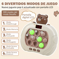 Thumbnail for Pop It Electronico Con Pantalla Digital Juguete Para Niños