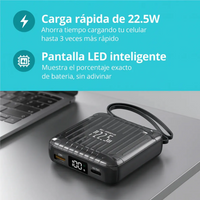 Power Bank Cargador Celular Portatil 10000mah Carga Rapida