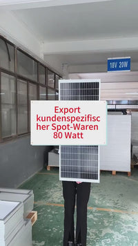 Panel Solar Monocristalino Kit Solar Casas Fincas 80w 18v