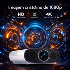 Proyector Video Beam Android 10000 Lúmenes Autofocus Parlantes Bluetooh Wifi 400 Ansi U1