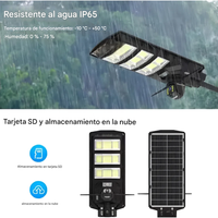 Lampara Reflector Solar Camara Wifi Integrada Sensor Ip66