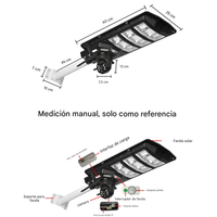 Lampara Reflector Solar Camara Wifi Integrada Sensor Ip66