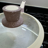 Thumbnail for Sartén Antiadherente En Mármol Tapa De Vidrio 18cm Renahouse