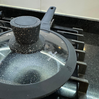 Thumbnail for Sartén Antiadherente En Mármol Tapa De Vidrio 18cm Renahouse