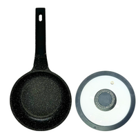 Thumbnail for Sartén Antiadherente En Mármol Tapa De Vidrio 18cm Renahouse