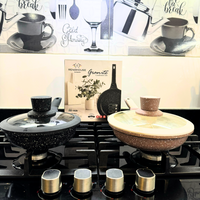 Thumbnail for Sartén Antiadherente En Mármol Tapa De Vidrio 18cm Renahouse