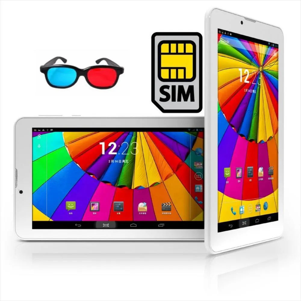 Tablet Hukee 7 Pulgadas 3d Sim Card 16gb Rom Pantalla Lcd